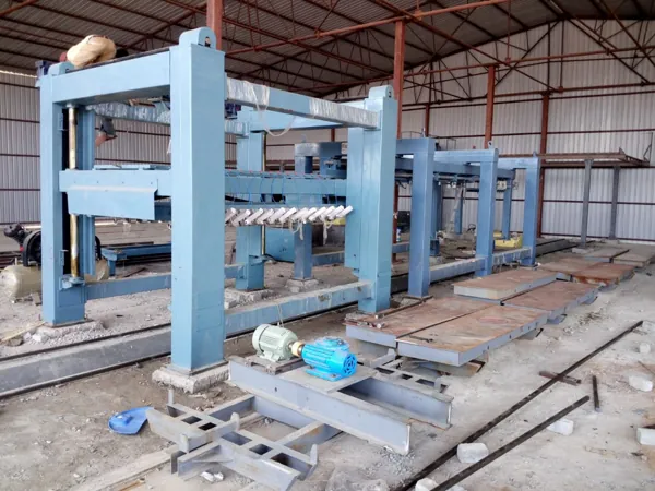 AAC plant machinery and production rails