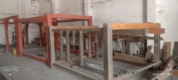 AAC machinery frame assemblies