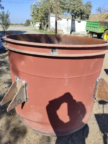 Fabricated process hopper