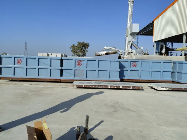 AAC mould assembly at the fabrication yard