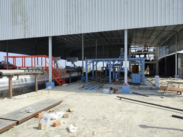 Industrial production hall exterior